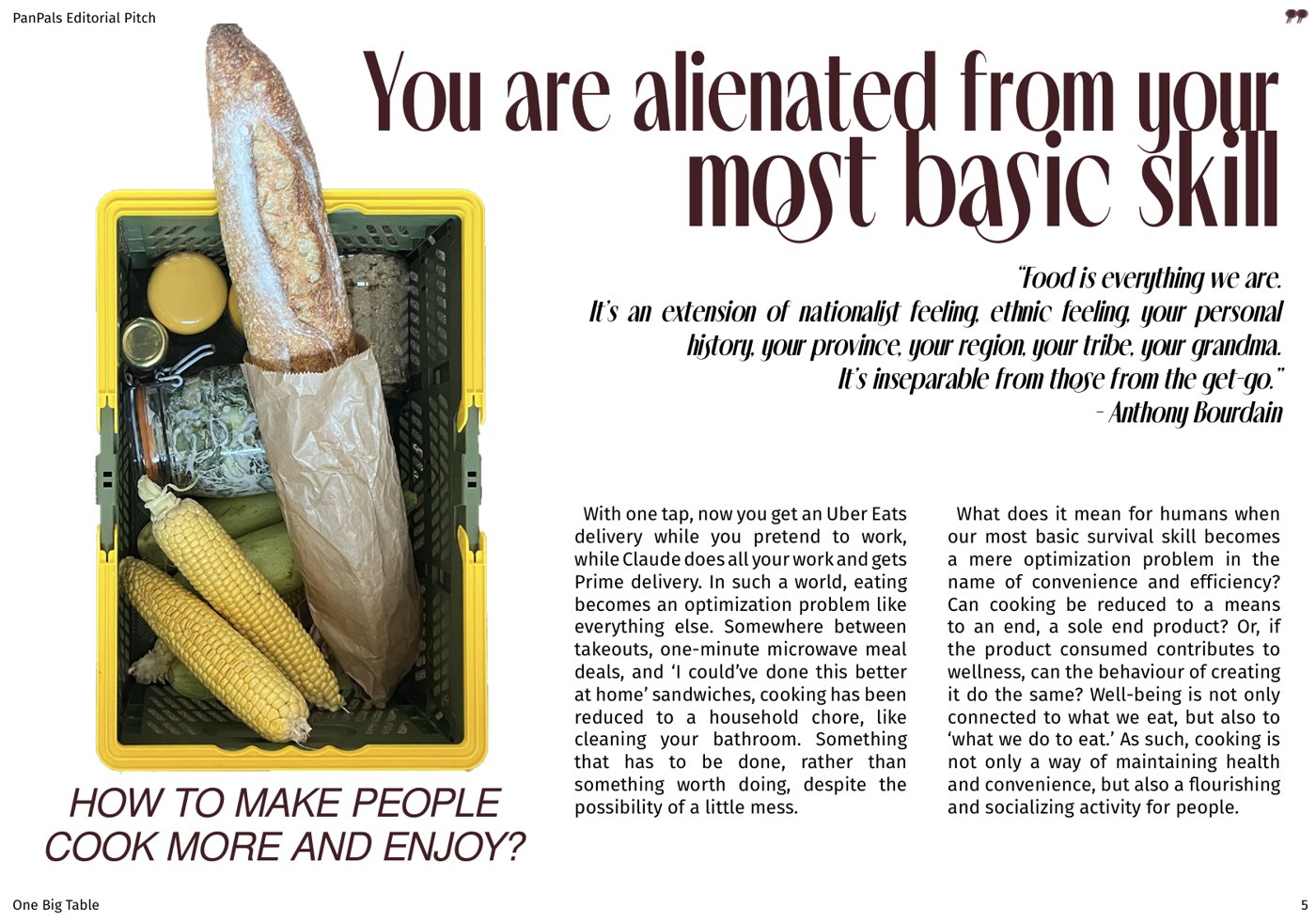 PanPals Editorial page